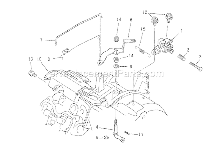 Page C Diagram and Parts List for 1532-1  Briggs and Stratton Generator